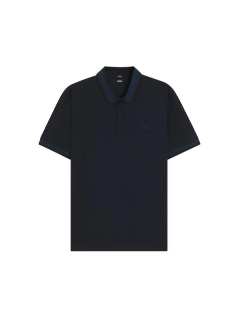 BOSS Boss Blue Polo Shirts Men
