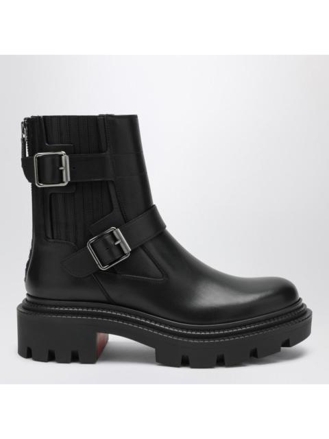Christian Louboutin Christian Louboutin Black Leather Biker Boots Women