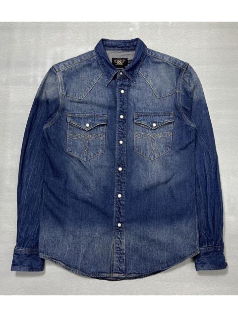 RRL by Ralph Lauren RRL - Double RL - Western Denim Longsleeve Shirt