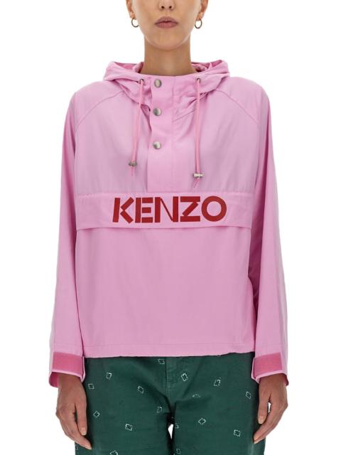 KENZO Kenzo Women Logo Print Windbreaker