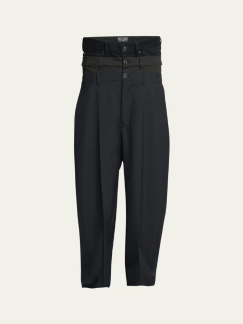 Men's Triple Waistband Trousers