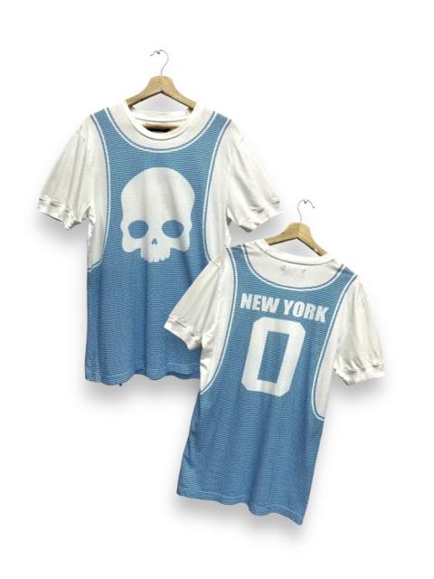 Other Designers Vintage 90’s HYDROGEN Skull Cotton Basketball Design T-Shirt