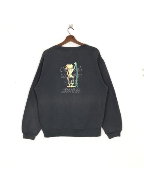 Other Designers Vintage - Peakaboo Surftribe California Goldcoast Hawaii Sweatshirt