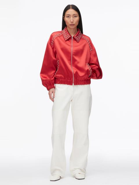 3.1 Phillip Lim Embellished Structured Satin Jacket
