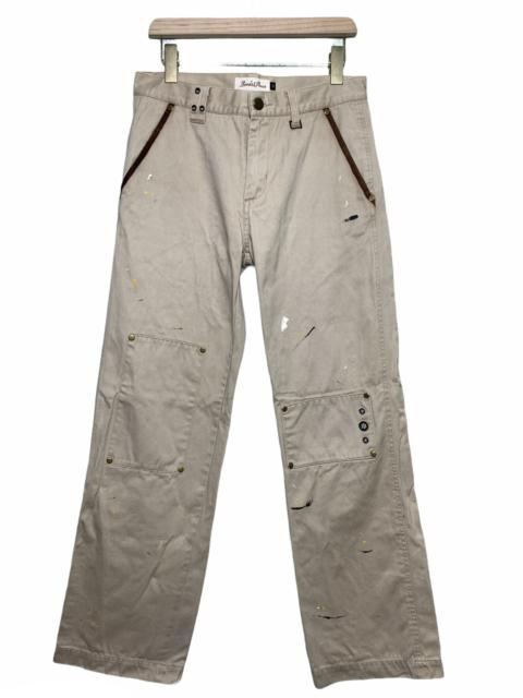 Other Designers Japanese Brand - Vintage Boards & Peace Painted Parachute Cotton Pant
