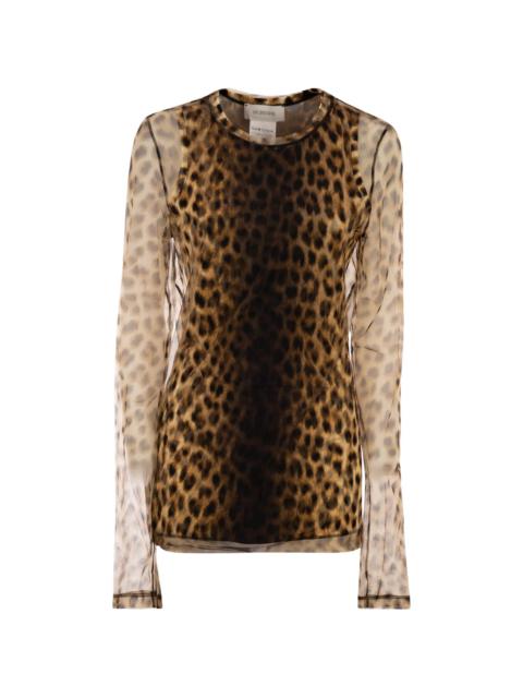 Sportmax Sportmax Zebu Animal-print Top