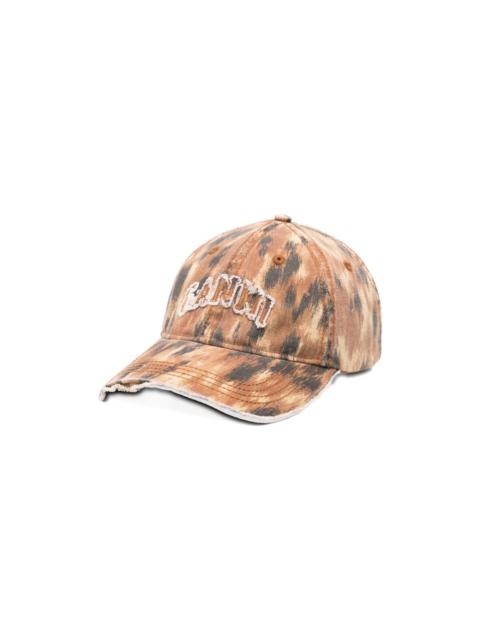 GANNI Printed Baseball Cap