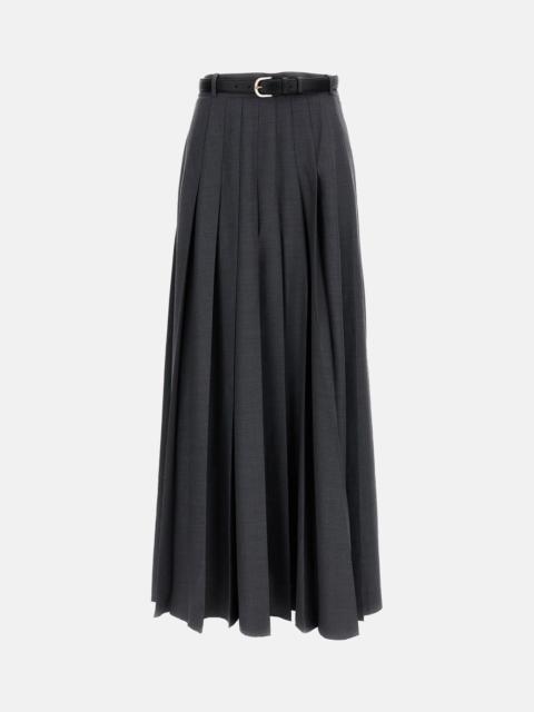self-portrait Self-Portrait Women Pleated Maxi Skirt