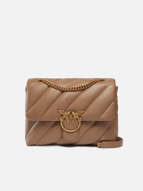 PINKO LARGE SHOULDER BAG LOVE BAG PUFF MAXI QUILT