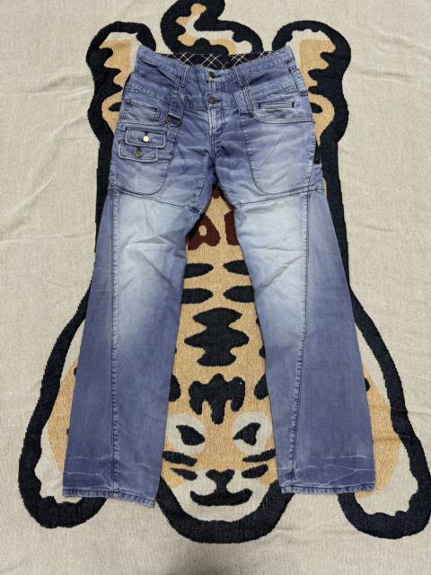 Other Designers Japanese Brand PPFM Double Waist Tactical Cargo Denim