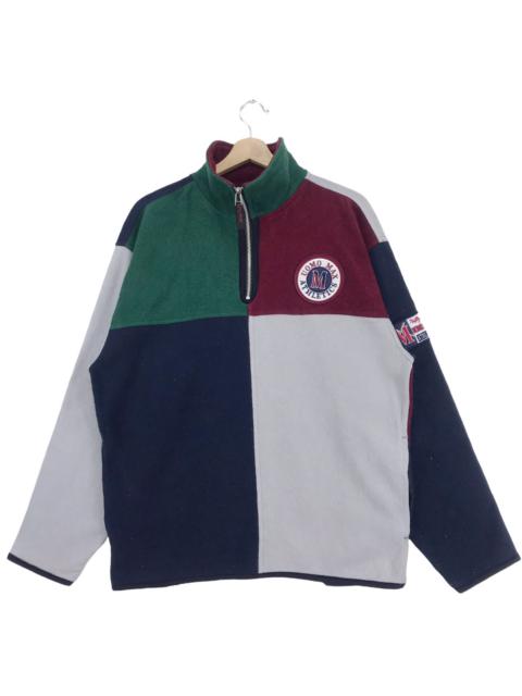 Other Designers Vintage - Vintage Uomo Max Fleece Colour Block Half Zip