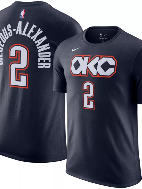 Nike Nike Adult 2025-26 City Edition Oklahoma City Thunder Shai Gilgeous-Alexander #2 T-Shirt