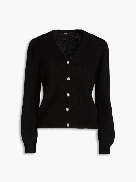 maje Brushed knitted cardigan