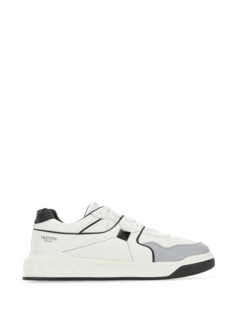 Valentino Multicolor nappa leather One Stud sneakers