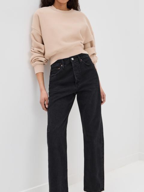 AGOLDE 90 Mid Rise Straight Jeans