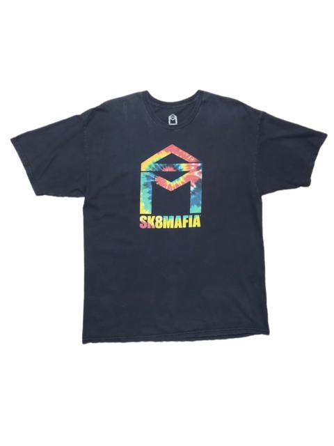 Other Designers Other - Sk8mafia Skateboard House Logo Tie Dye Fill Skateboard tee