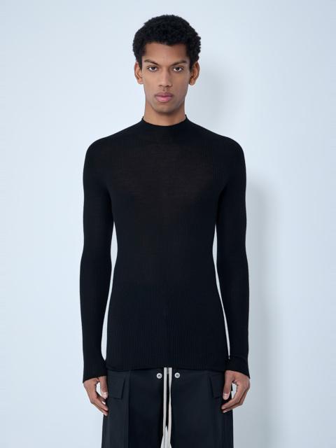 Rick Owens Ribbed Knit Long Sleeve Top