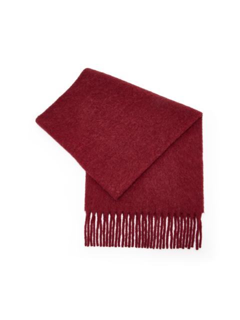 TOTEME Alpaca-Wool Wide Scarf red