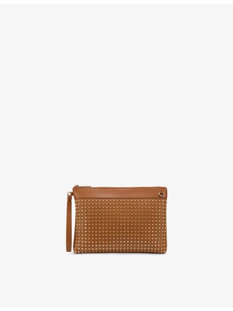 Christian Louboutin Funky Spike Leather Pouch