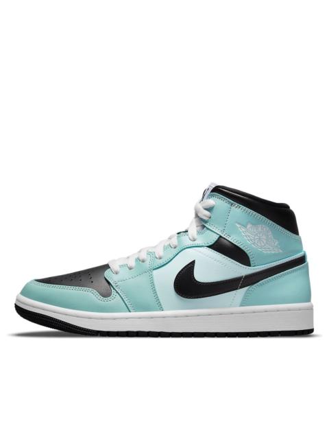 Jordan (WMNS) Air Jordan 1 Mid 'Aqua Black' BQ6472-300