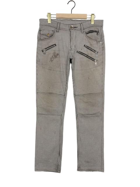Other Designers Vintage Distressed LEE Punk Bondage Houndstooth Pants