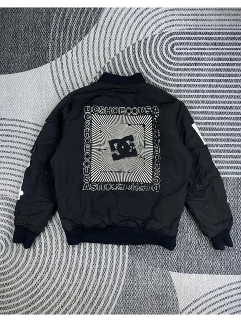 Other Designers Vintage Dcshoecousa Neon Green Liner Zip-Up Bomber Jacket