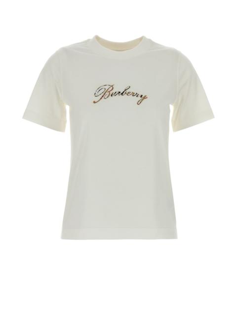 Burberry White cotton t-shirt