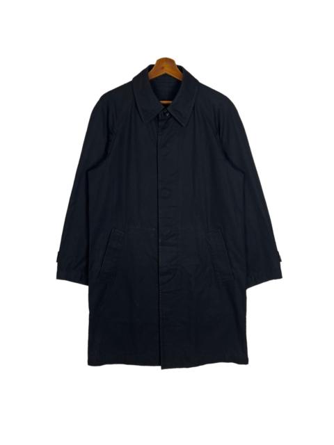 Comme des Garçons Homme Black Cotton Long Coat