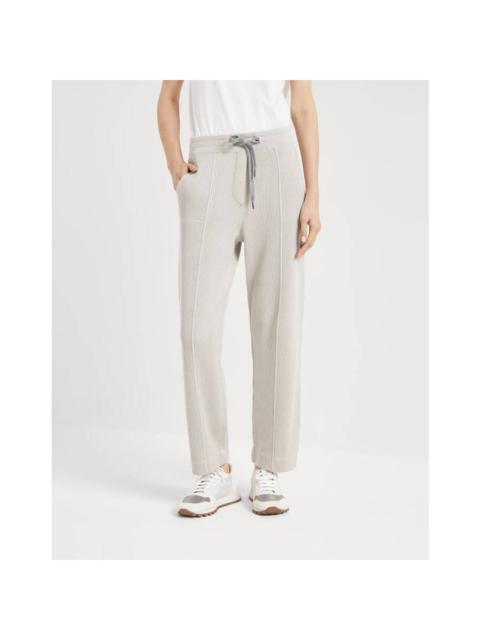 Brunello Cucinelli Brunello Cucinelli Wolight Grey Relaxed Trousers