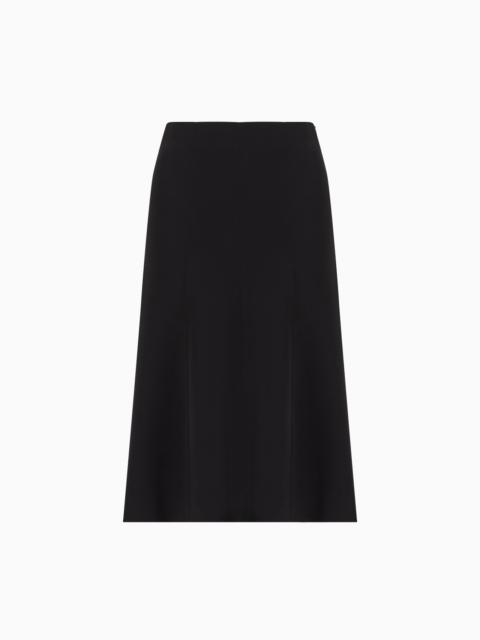 GIORGIO ARMANI SILK MIDI SKIRT