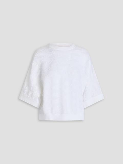 DIANE VON FURSTENBERG Cairo jacquard-knit top