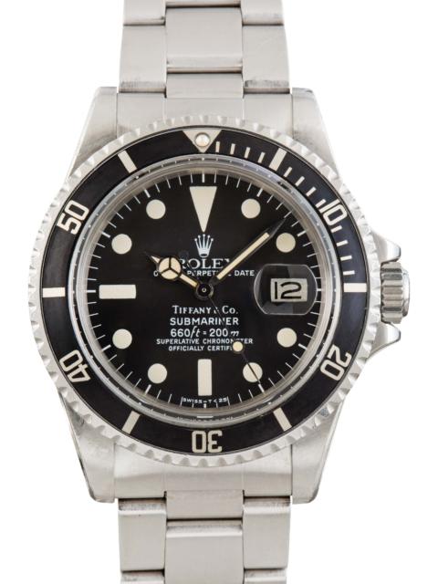 Rolex Vintage Submariner 1680 Tiffany Dial
