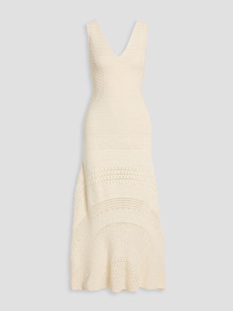 GABRIELA HEARST Cocon crocheted wool and cashmere-blend maxi dress