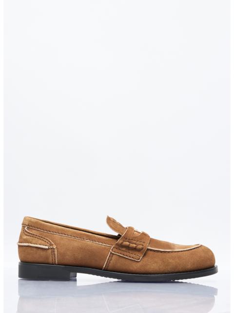 Miu Miu Miu Miu Women Faded Suede Loafers