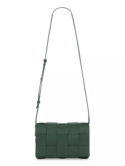 Bottega Veneta BOTTEGA VENETA Cassette Emerald Green Shoulder Bag