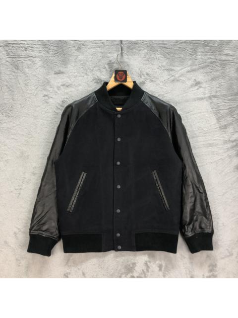 Other Designers Uniqlo - Uniqlo Wool Varsity Jacket #6228-55