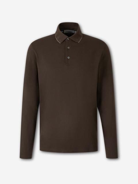 Canali LONG SLEEVE POLO