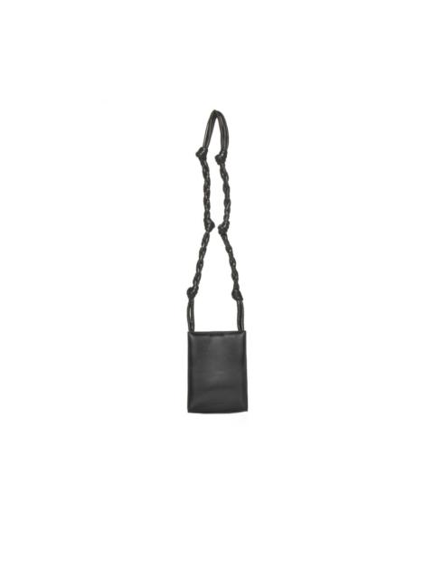 Jil Sander Jil Sander Black Leather Tangle Crossbody Bag