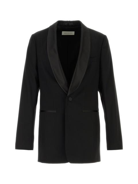 Dries Van Noten Black wool blend Bartux blazer