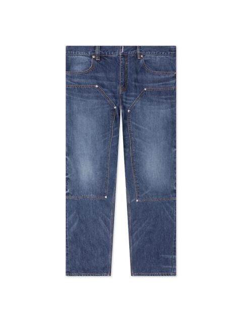 Givenchy STUDDED CARPENTER PANTS - BLUE