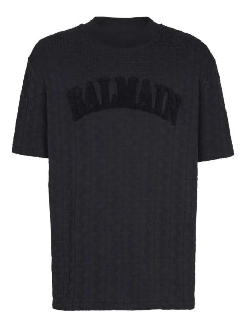 Balmain Balmain Men T-Shirt With Pb Monogram