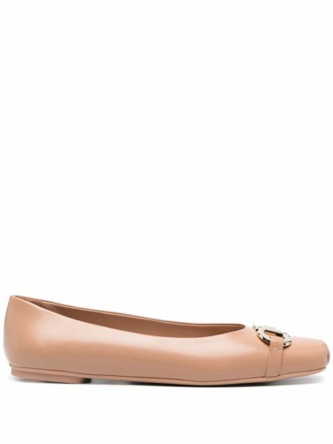 FERRAGAMO Ferragamo Gancini Ballet Flats