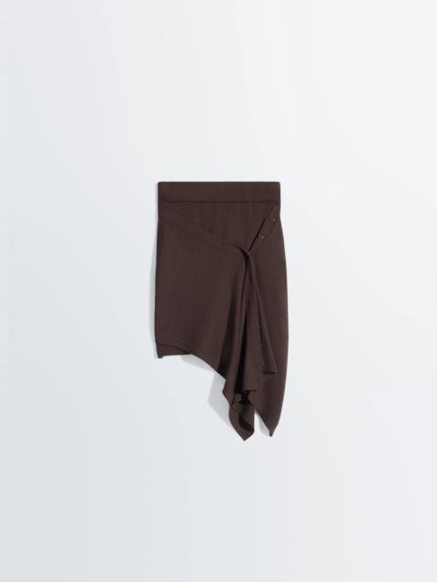 Lemaire BUTTONED SKIRT IN MERINO BLEND