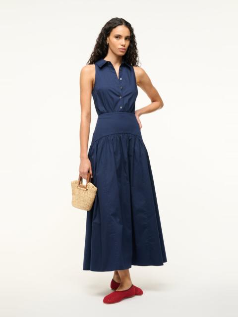 STAUD STAUD ROMY DRESS NAVY