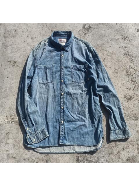 Other Designers Radical Times in Paradise by Quiksilver Jeans Button Shirt