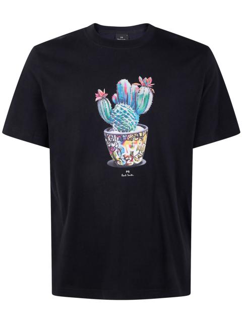Paul Smith Paul Smith Men Mens Reg Fit T Shirt Cactus