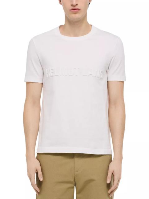 Helmut Lang Short Sleeve Embossed Logo Tee