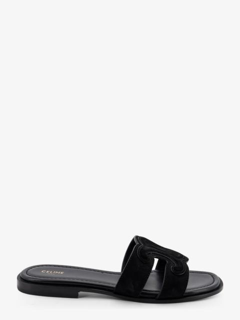 CELINE Celine Marina Suede Sandals Black Women