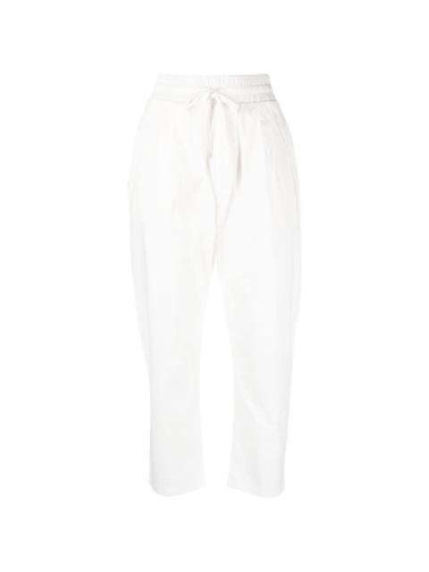 thom/krom drawstring cropped trousers