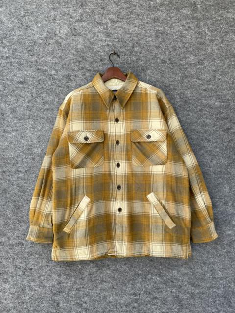 Other Designers Vintage - VINTAGE OUR PRIDE SHEARLING FLANNEL JACKET